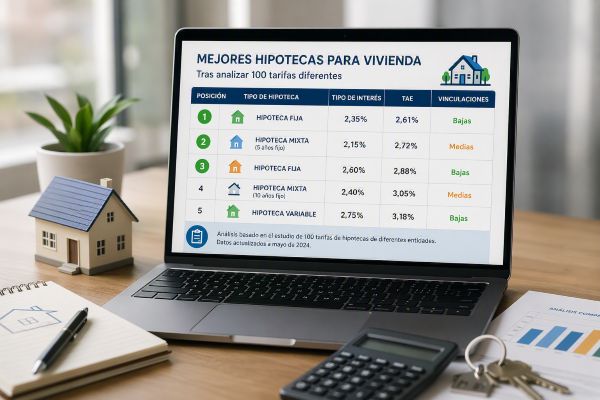Las mejores hipotecas de julio comparativa OCU